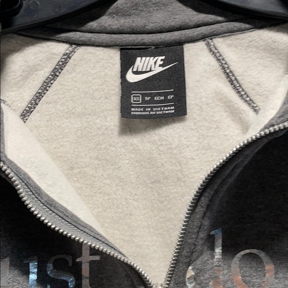Nike cropped half zip sweater xs - Picture 3 of 4